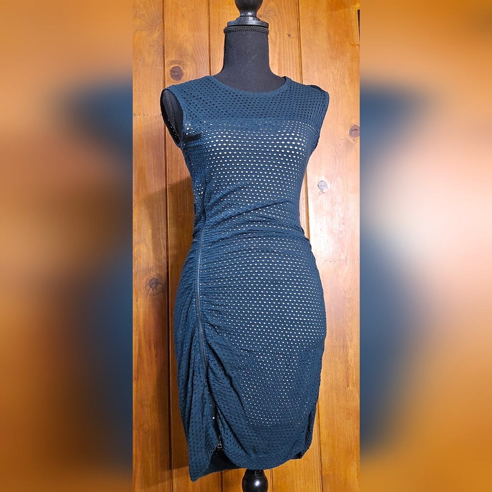 Laser-cut, body-con dresss